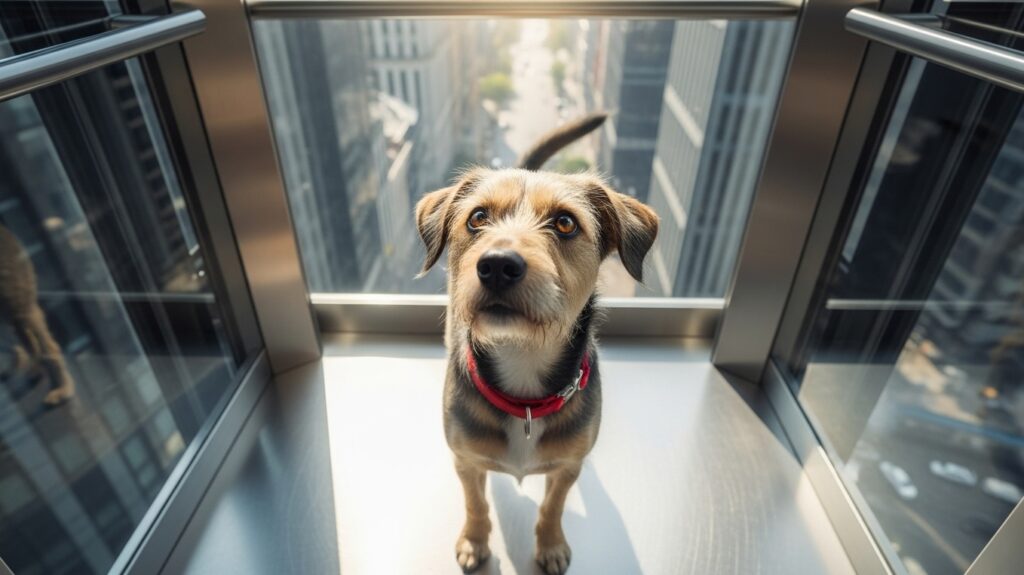Um elevador exclusivo para pets?