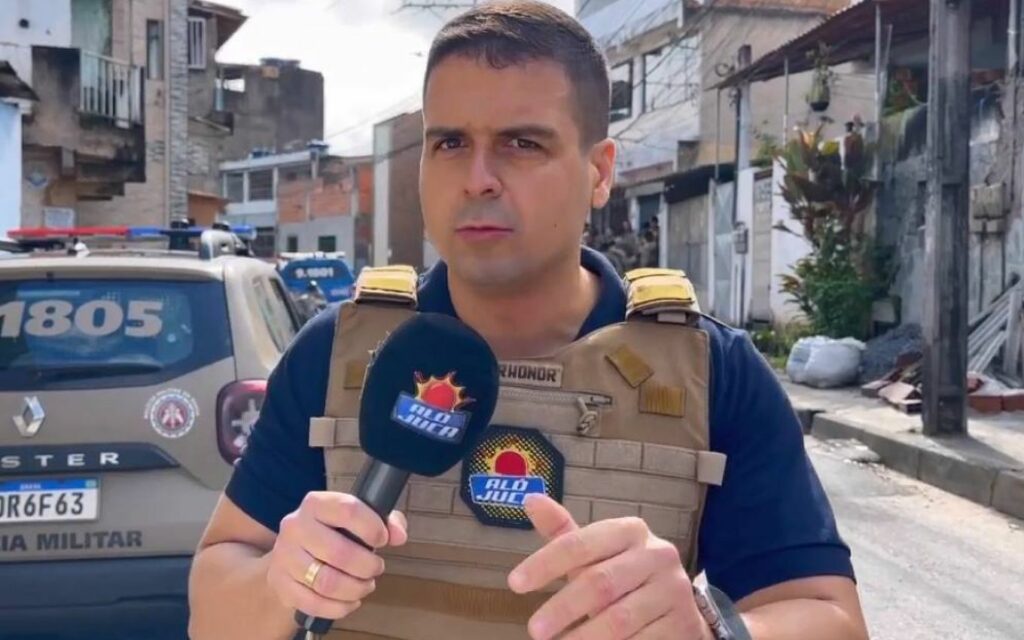 SBT manda cinegrafista armado perseguir criminoso ao vivo