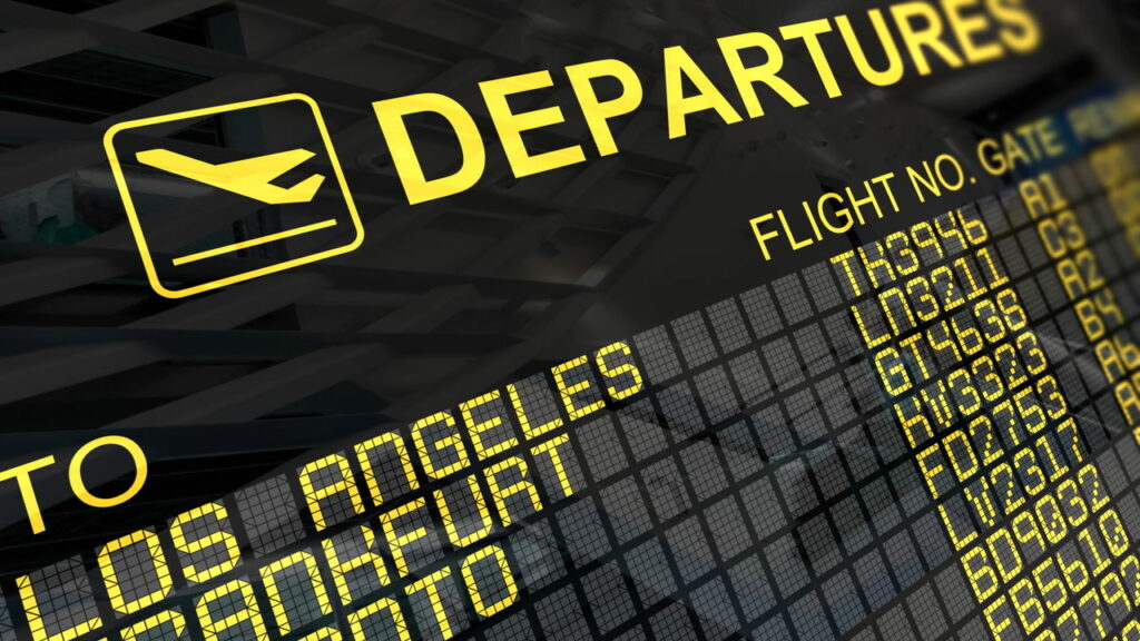 O que significa o status do voo no painel do aeroporto? Entenda cada termo