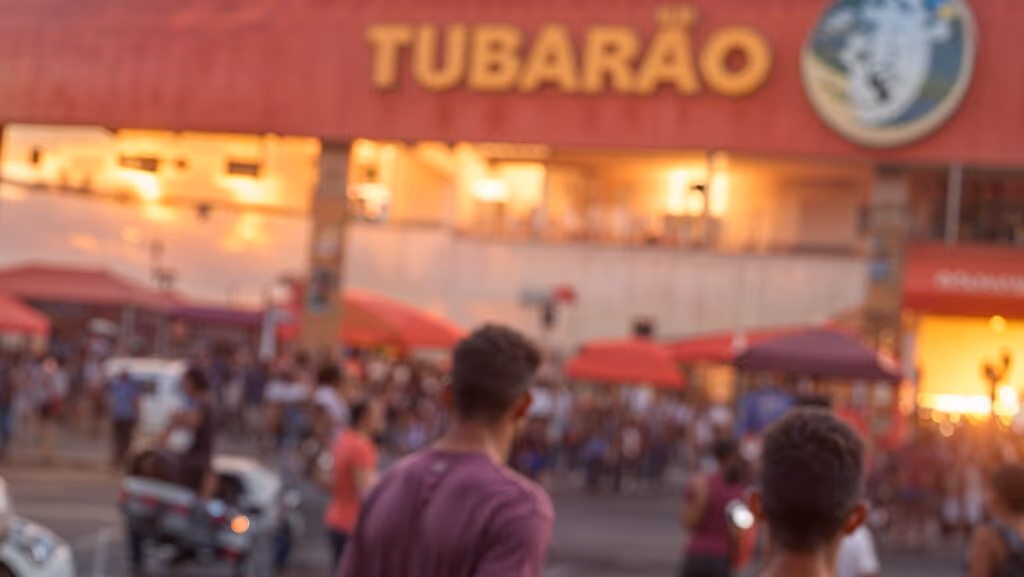 Incêndio em atacadista termina em saques e destruição