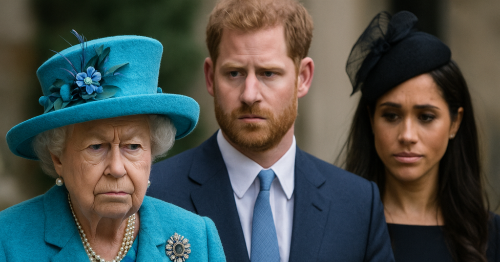 Prima revela mágoa da rainha com Harry e Meghan