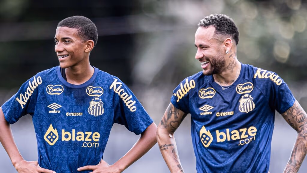 Filho de Robinho estará em partida contra o Flamengo