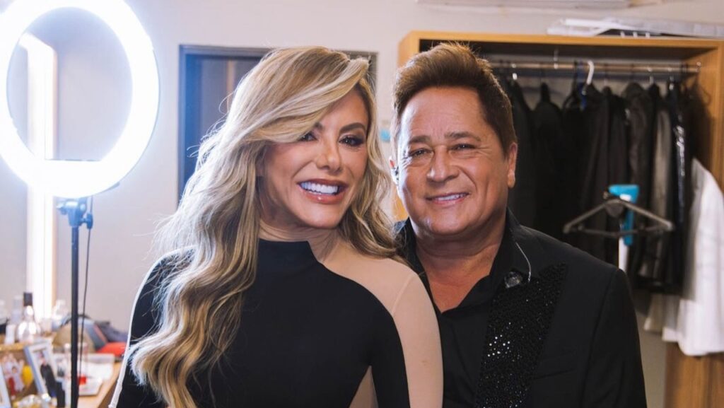 Poliana Rocha homenageia Leonardo em seu aniversário