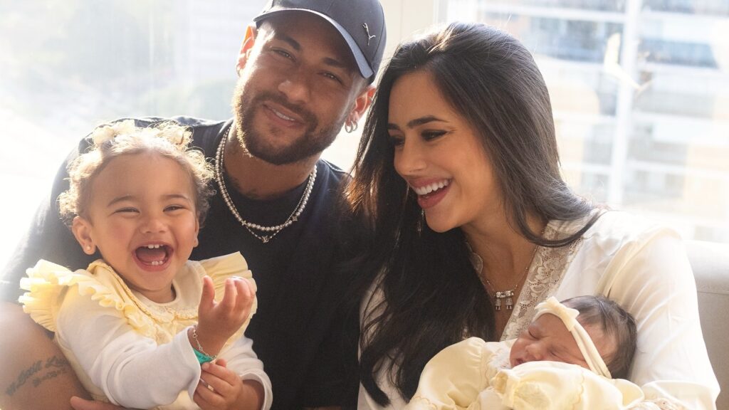O encontro das filhas de Bruna Biancardi e Neymar