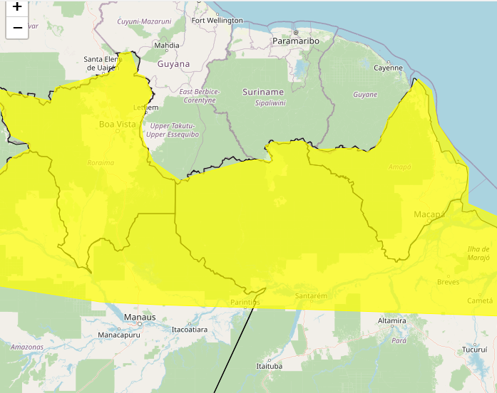 Alerta Inmet para fortes chuvas nos dias 03 e 04, veja as regiões