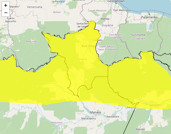 Alerta Inmet para fortes chuvas nos dias 12 e 13, veja as regiões