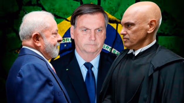 Os três protagonistas do caos