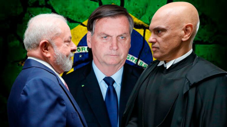 Os três protagonistas do caos