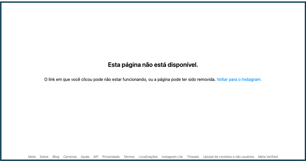 Choquei fora do ar
