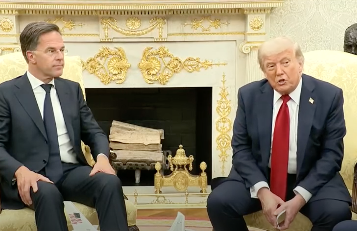 Donald Trump e Mark Rutte