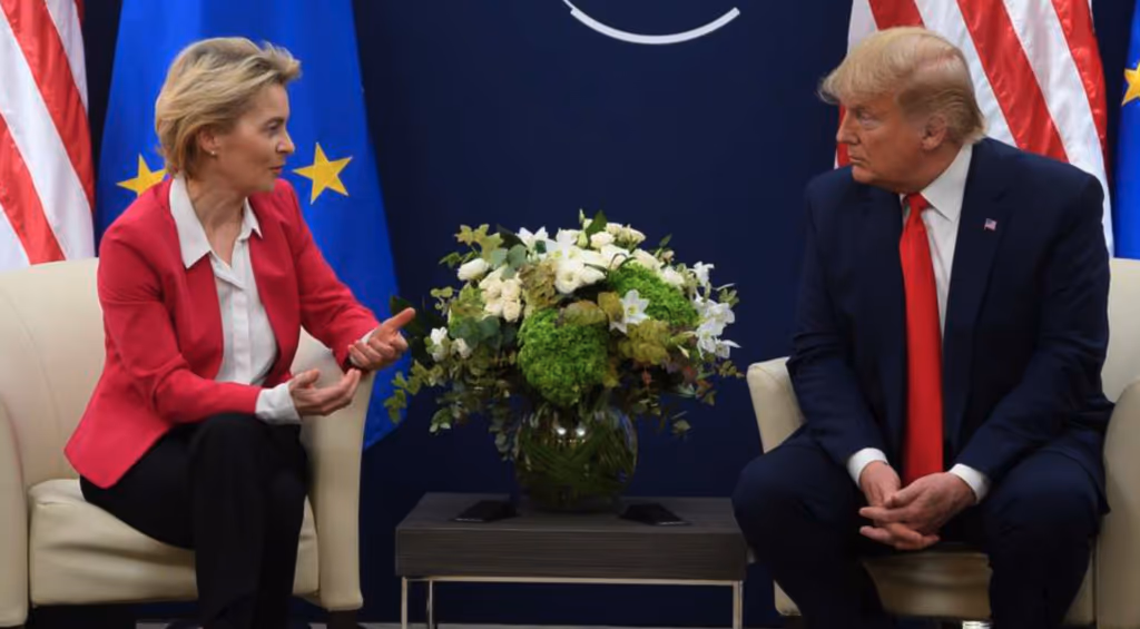Trump e chefe da UE se reúnem para negociar tarifas