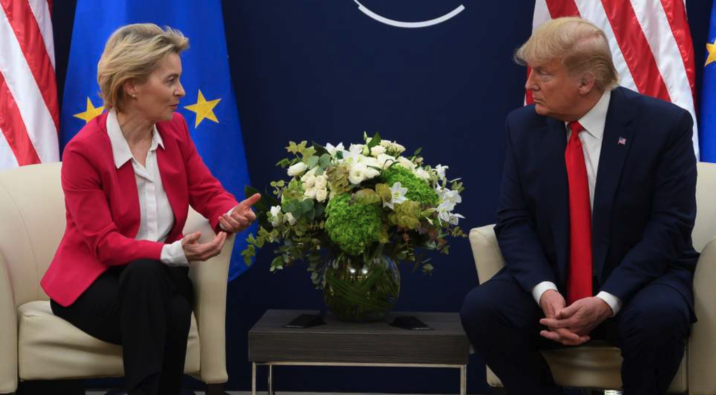 Trump e chefe da UE se reúnem para negociar tarifas