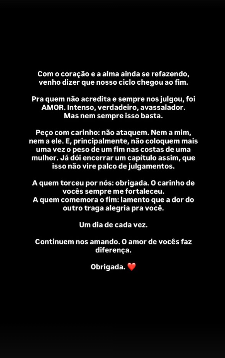 MC Daniel e Lorena Maria terminam relacionamento