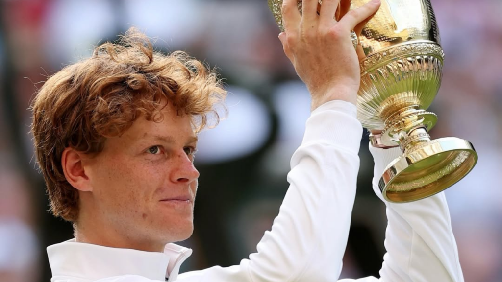 Sinner se recupera e é campeão do troféu mais cobiçado do tênis, Wimbledon
