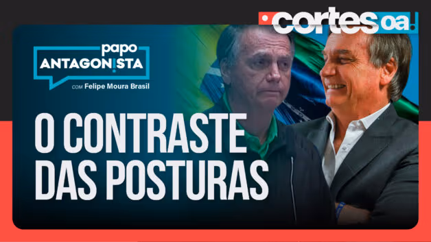 O valentão Bolsonaro agora chora