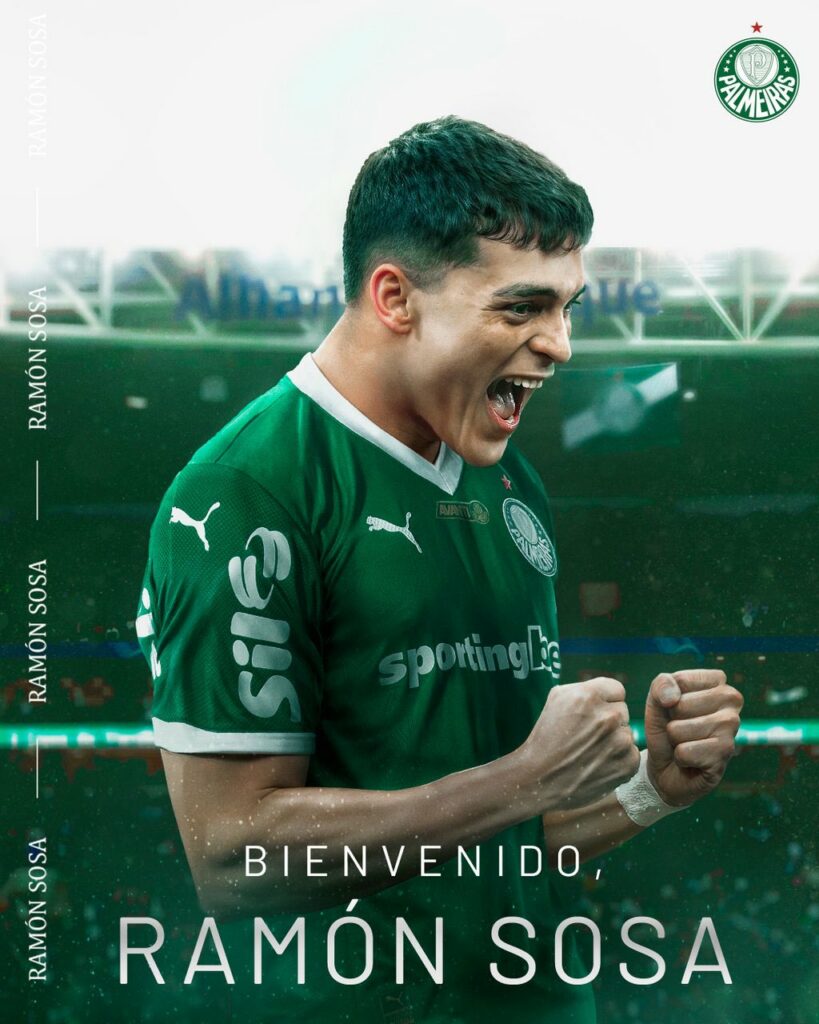 Palmeiras anuncia atacante paraguaio que estava na Premier League