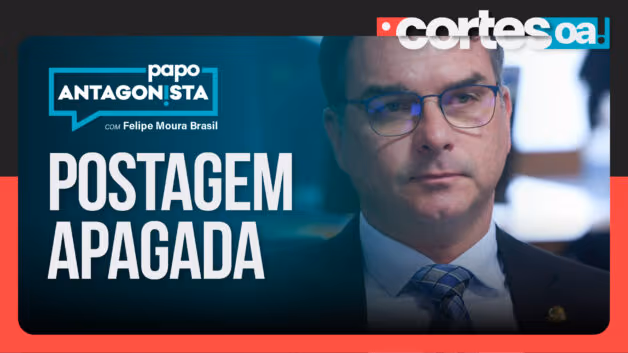 O recuo de Flávio Bolsonaro ao reagir a Moraes