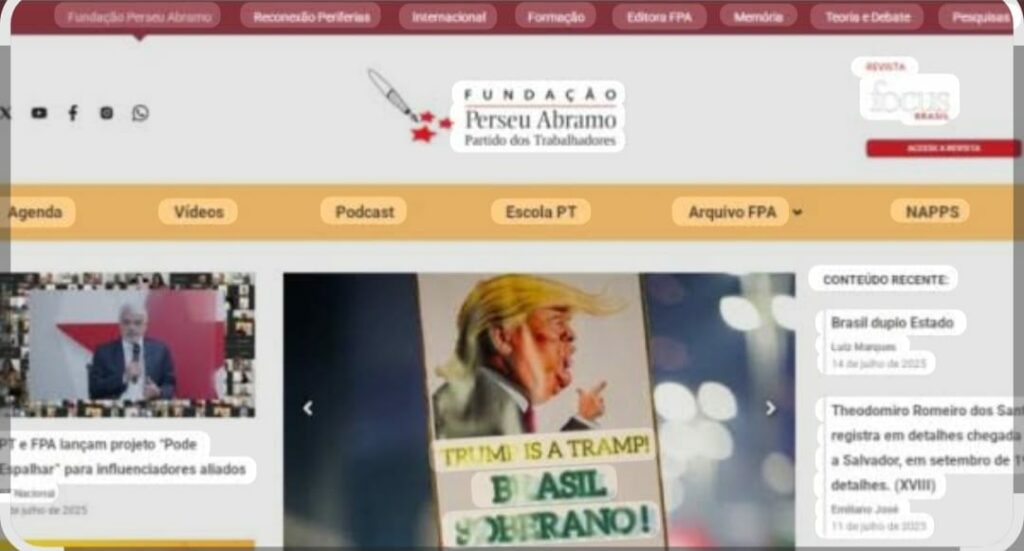 Fundação petista, Perseu Abramo chama Trump de “vagabundo”