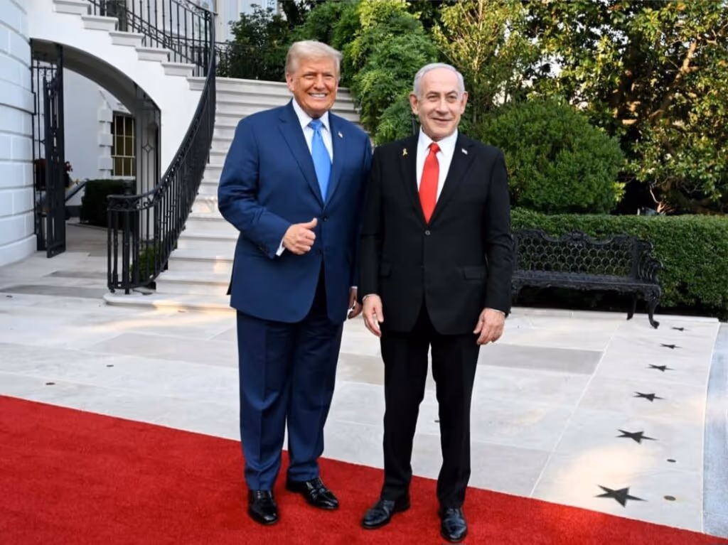 “Isso precisa ser resolvido”: Trump pressiona Netanyahu por cessar-fogo em Gaza