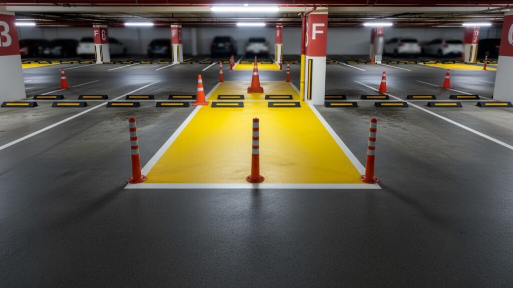 Corrente e cones na vaga: o que é permitido e o que é abuso