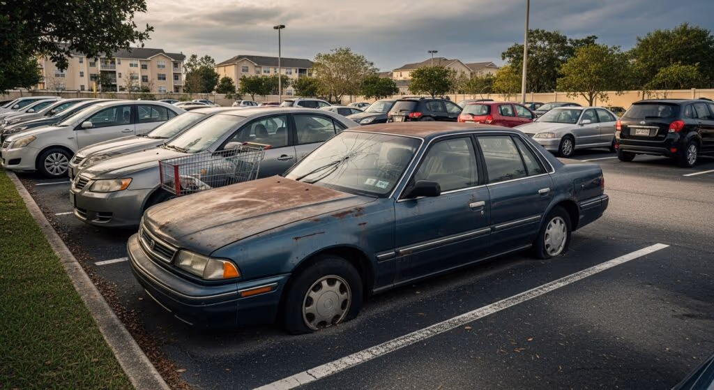 Condomínio pode remover carro abandonado na garagem? 