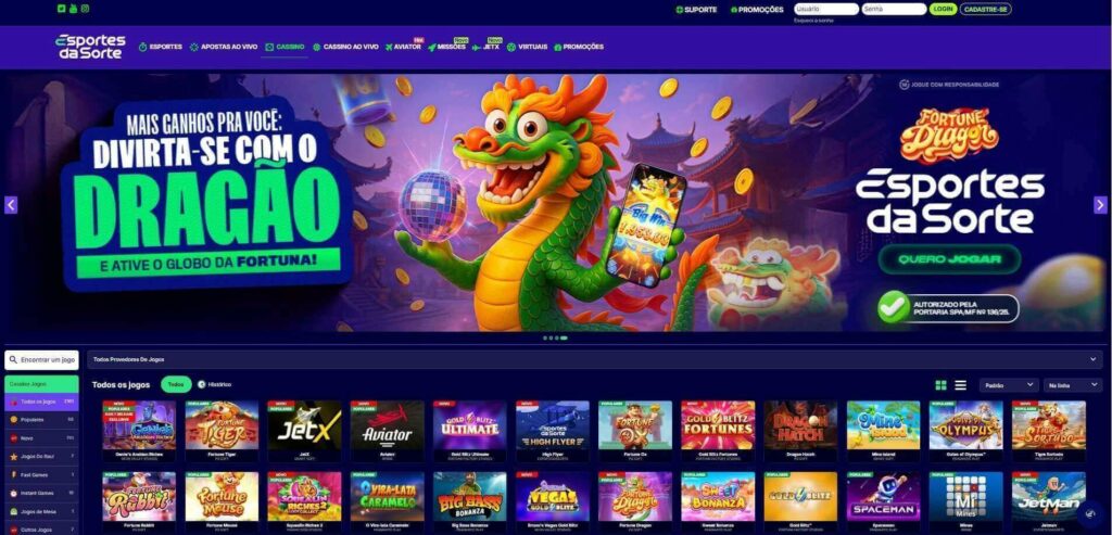 Melhores jogos de cassino Esportes da Sorte