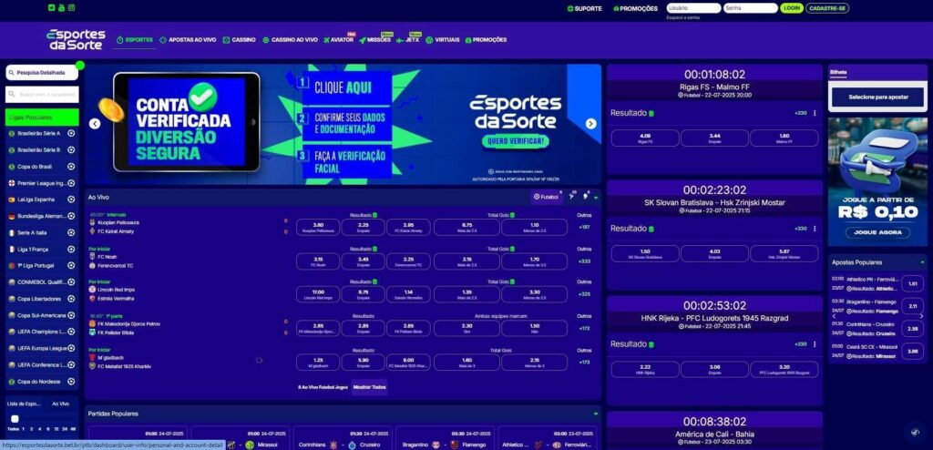Esportes para apostar na Esportes da Sorte