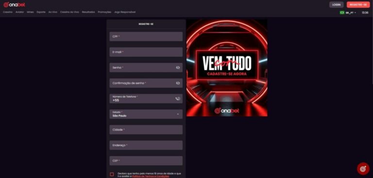 OnaBet Сassino: Segurança e comodidade na hora de jogar