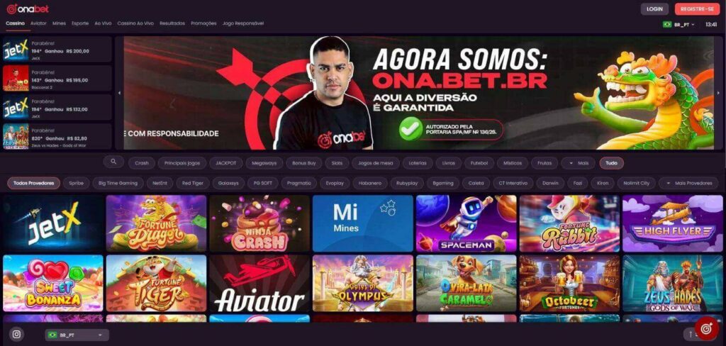 Melhores jogos de cassino OnaBet
