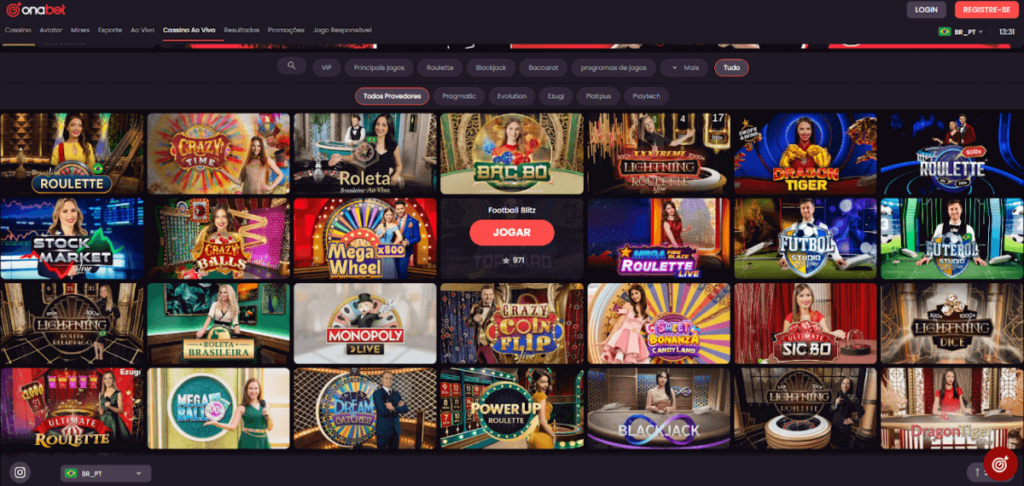 Cassino Ao Vivo OnaBet