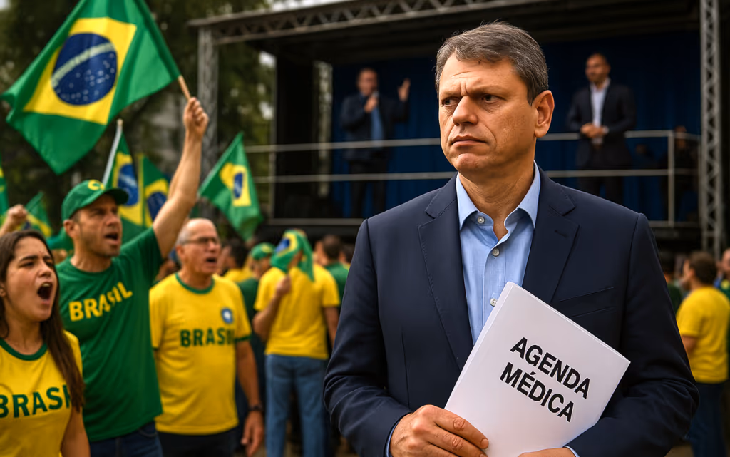 Crusoé: Tarcísio fora do ato bolsonarista – cálculo político?