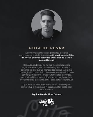 A trágica perda de Ronald Valença, filho do cantor da Banda Alma Gêmea, comove a cidade de Itabaiana, Sergipe.