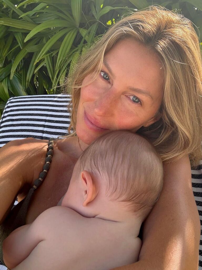 Gisele Bundchen atualiza sobre o crescimento do filho