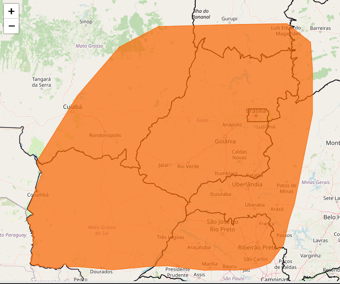 Alerta Inmet para baixa umidade até as 18h dessa 2°feira, 11