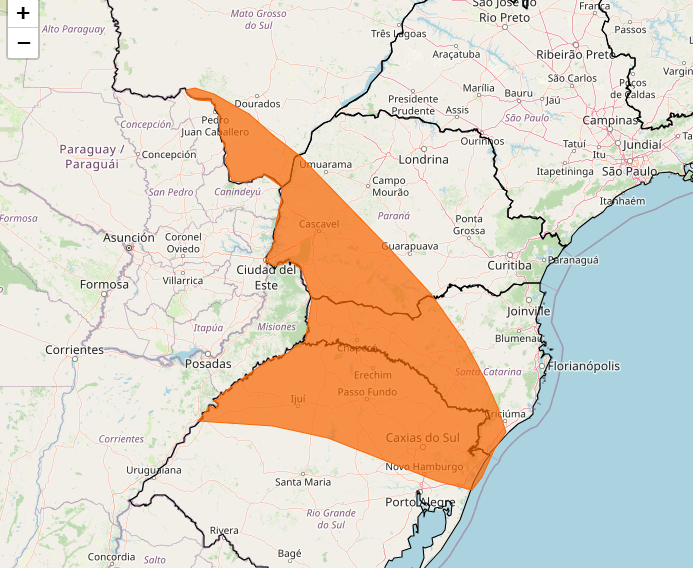 Alerta Inmet para forte tempestade nos dias 23 de 24, veja as regiões