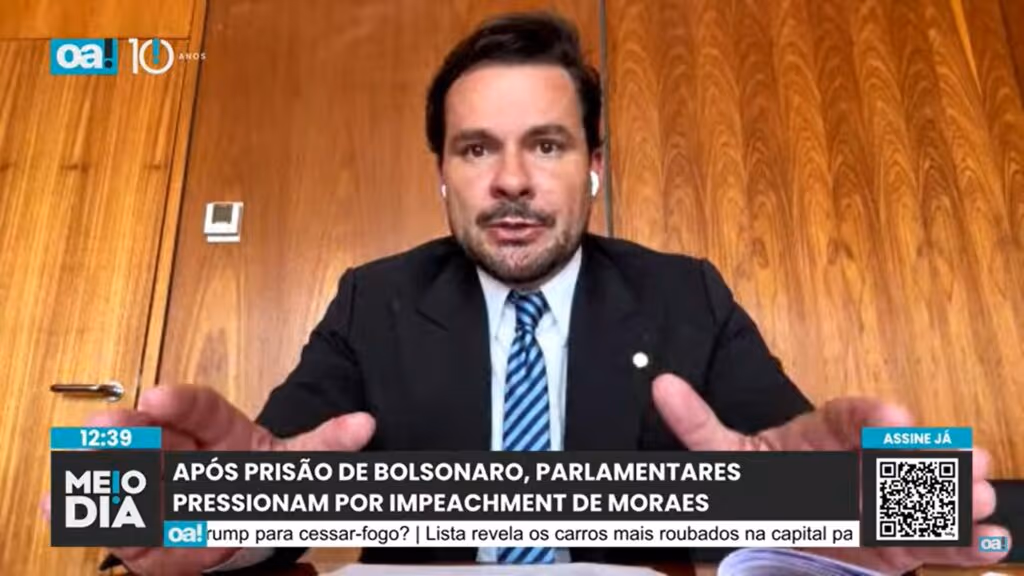 Oposição quer paralisar o Congresso em reação a prisão de Jair Bolsonaro