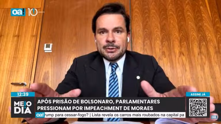 Oposição quer paralisar o Congresso em reação a prisão de Jair Bolsonaro