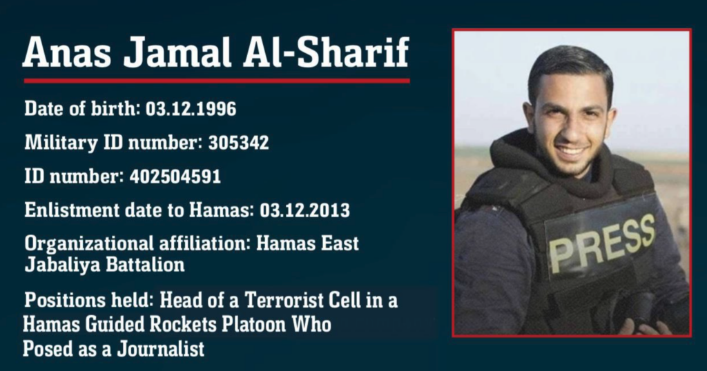 Israel confirma morte de “terrorista sob disfarce de jornalista”
