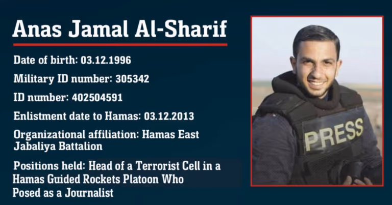 Israel confirma morte de “terrorista sob disfarce de jornalista”