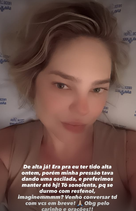 Thais Gebelein, esposa de Pedro Leonardo, passa por cirurgia
