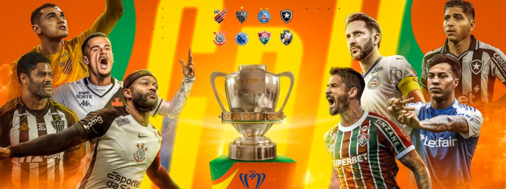 Confira os confrontos das quartas de final da Copa do Brasil
