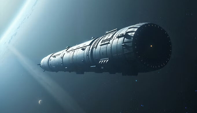 Nave espacial Chrysalis de 58 km de comprimento vai transportar 2.400 pessoas para Alpha Centauri em uma longa jornada de 400 anos