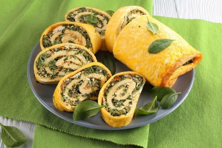 5 receitas de rocambole ricas em proteínas para o almoço