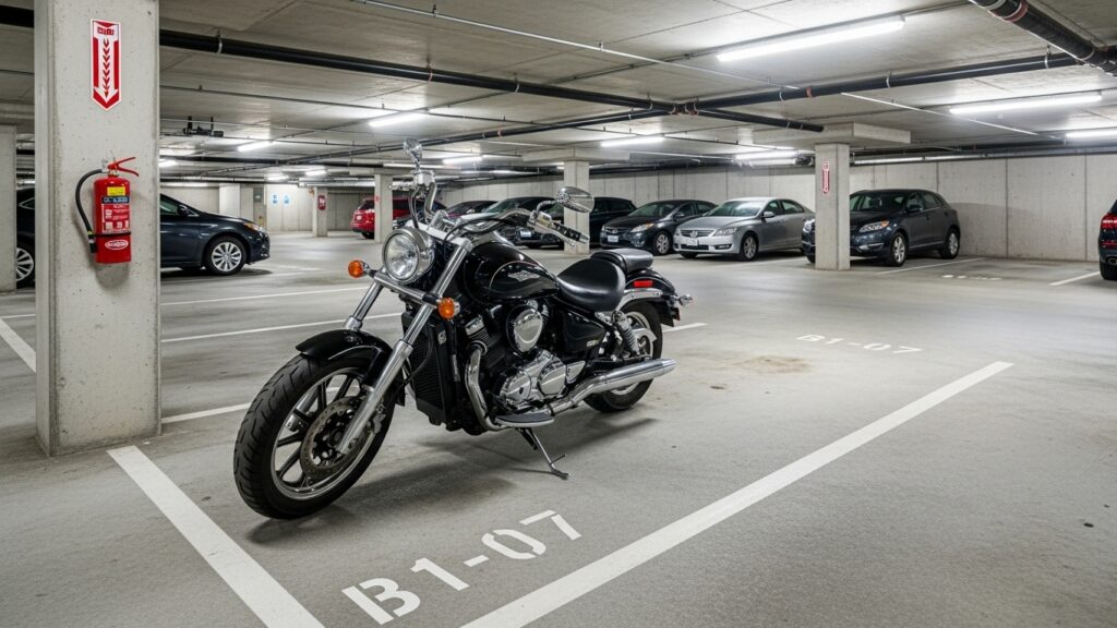 Moto em vaga de carro: permitido ou irregular?