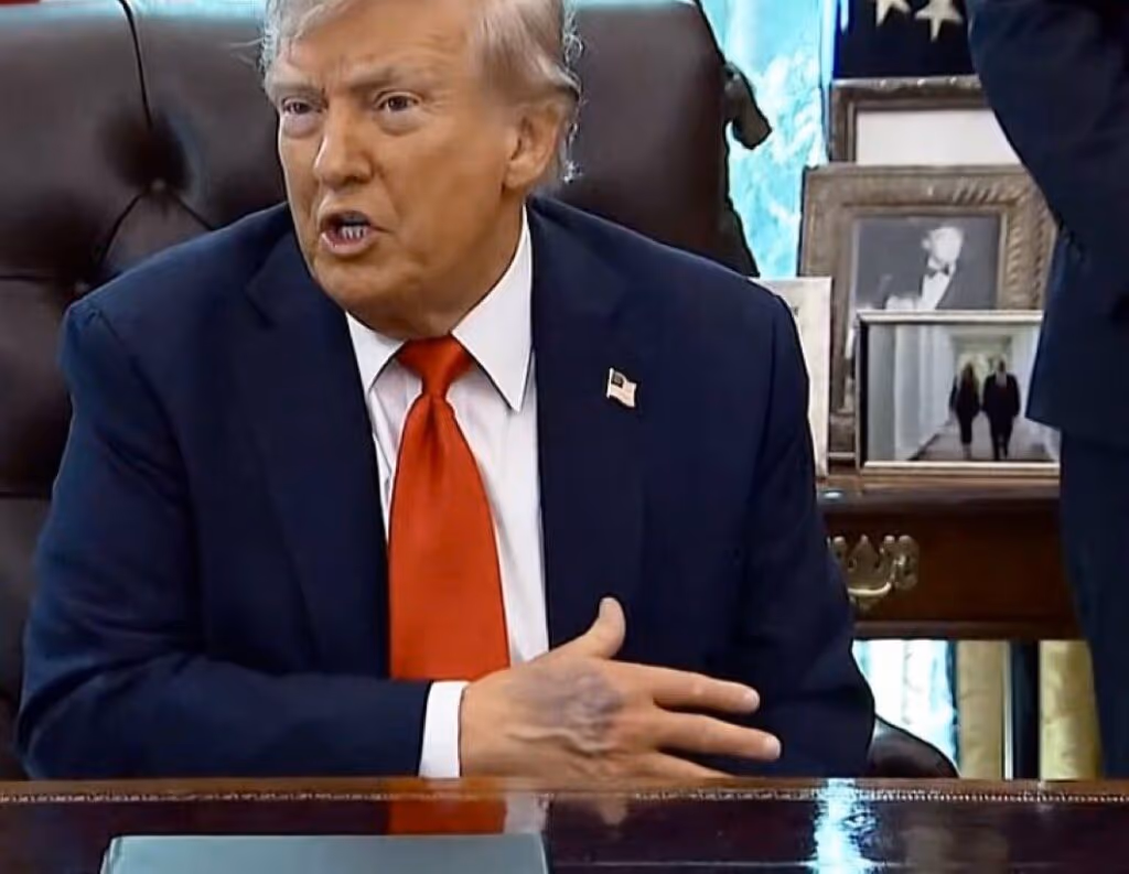 Hematomas nas mãos de Trump chamam atenção