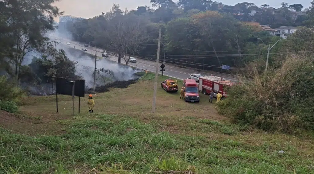 SP: Defesa Civil monitora cinco incêndios florestais