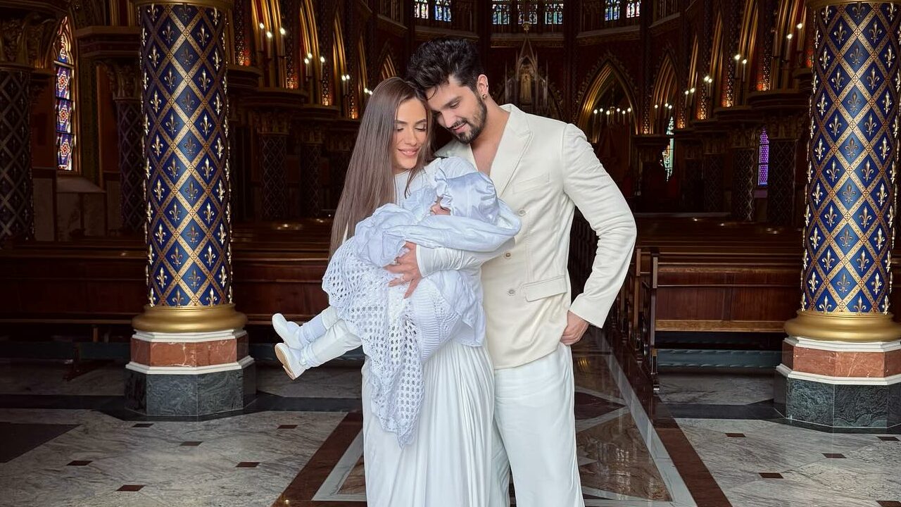 O batizado de Serena, filha de Luan Santana