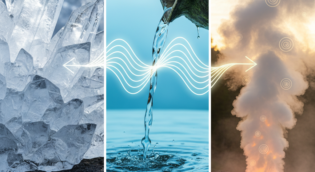 Além do sólido, líquido e gasoso: Outros 15 estados da matéria que desafiam a realidade