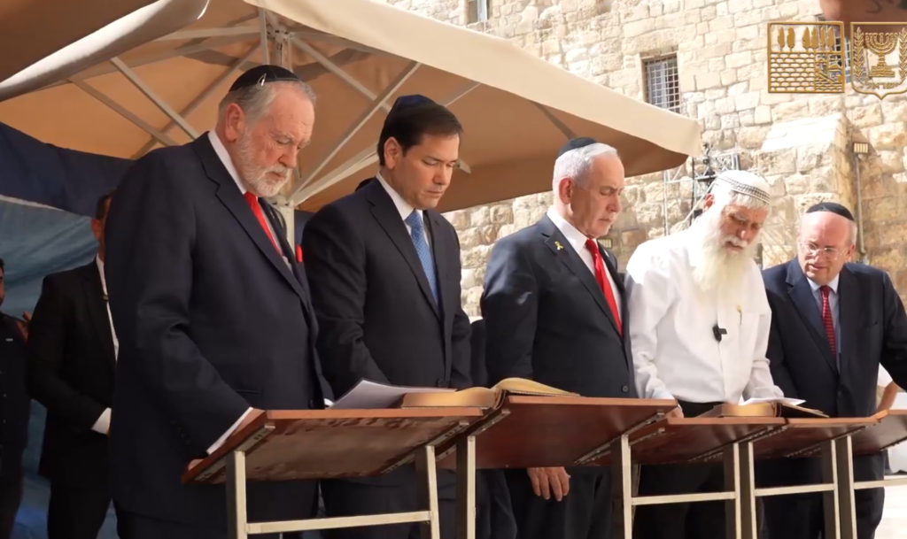 Trump é “verdadeiro amigo” de Israel, diz Netanyahu em visita de Rubio