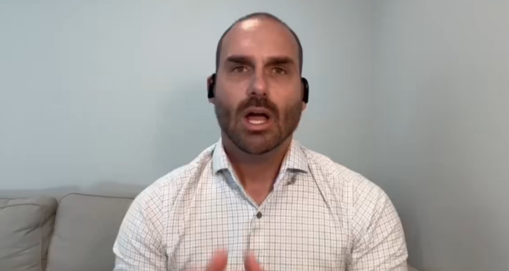 Eduardo Bolsonaro a Paulinho da Força: “Não aceitaremos mera dosimetria”